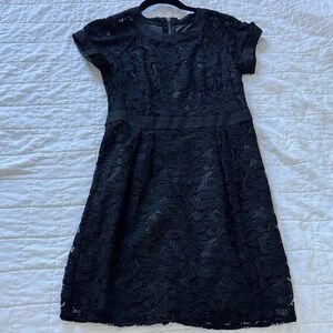 Nanette Lepore Black Lace Mini Dress